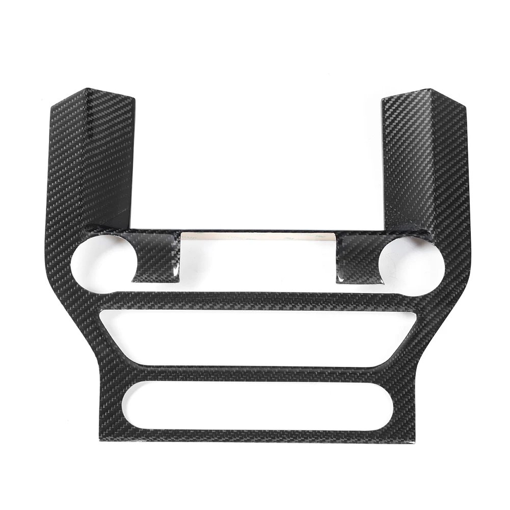 

Carbon Fiber Interior Center Console GPS Panel Cover Trim Fit for Ford Mustang All Model 2014-2018 Carbon Fiber Auto Accessory