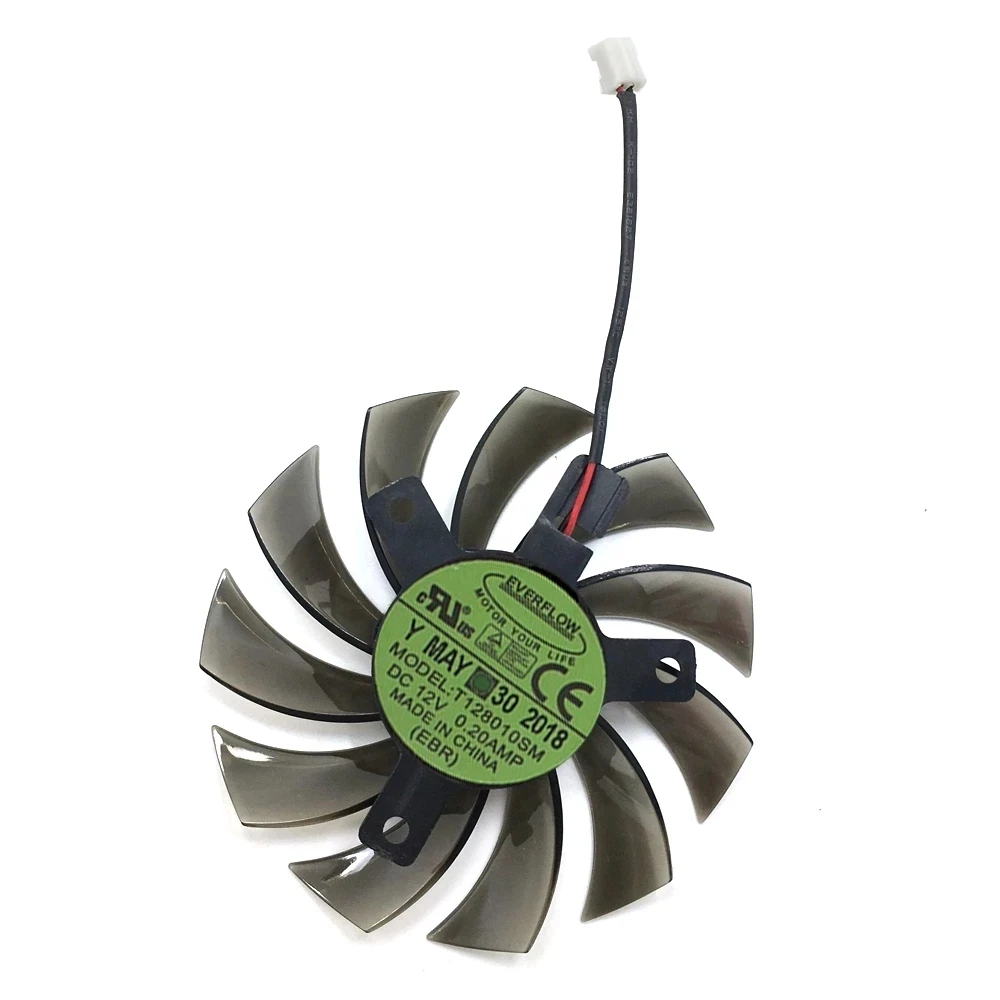 2pin/3pin Nova T128010SM PC Ventilador de Refrigeração Peças de Reposição para Gigabyte GTX580 GTX670 N580SO GTX460 GTX470 GTX580 HD5870