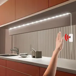 DC 5V USB Motion Backlight LED Light Strip Hand Sweep Waving ON OFF Sensor TV Kitchen Under Cabinet Lamp