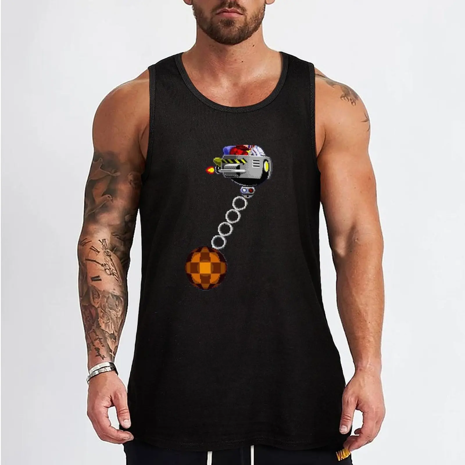 16-bit Eggman - Dr Robotnik Wrecking Ball Tank Top basketball clothing T-shirt men