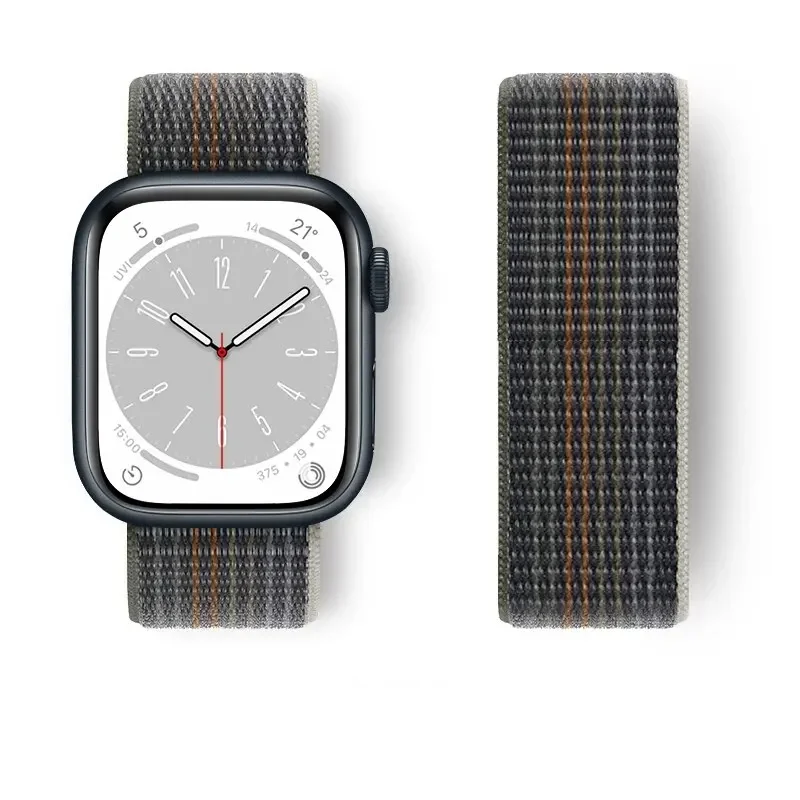 Nylonschlaufe für Apple Watch Band Ultra-2 49 mm 44 mm 40 mm 45 mm 41 mm Sport-Pride-Armband iWatch-Armband Serie 9 8 SE 7 6 5 4 3