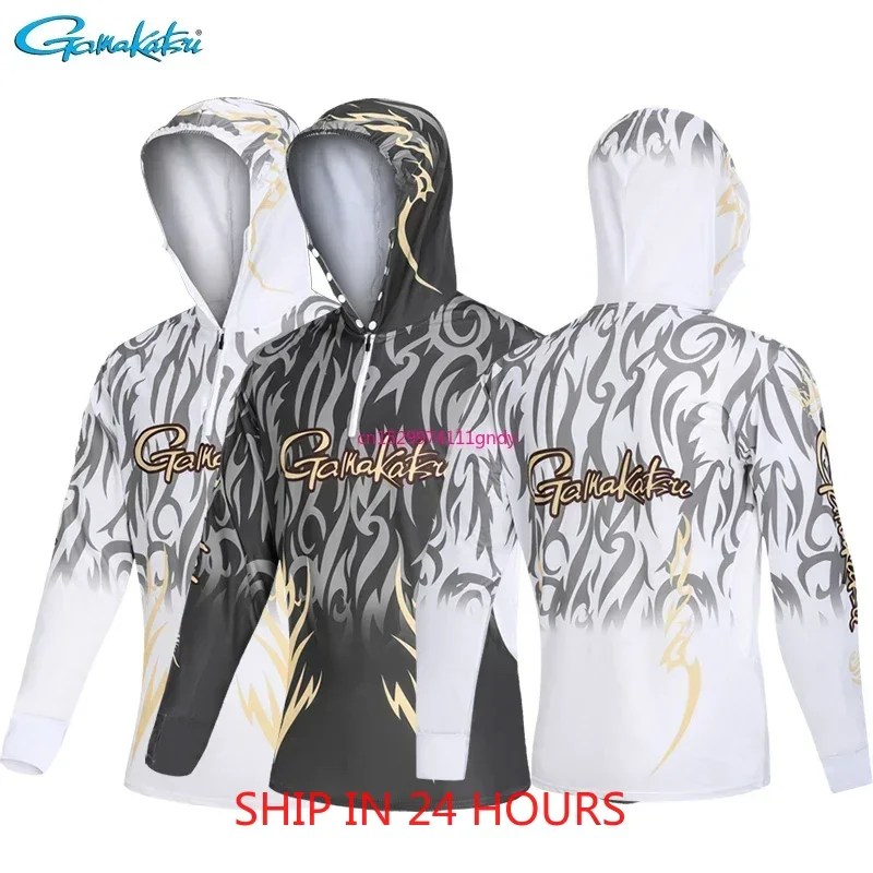 

Fishing Shirts Long Sleeve Clothes Anti-UV Sunscreen Breathable Quick Drying Outdoor Sports Summer Fishing Clothing