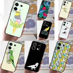 Parrot Bird Funda For Xiaomi Redmi Note 12 11 10 9 8 13 Pro Plus 12S 11S 10S 9S 10A 9C 10C 12C 13C Case