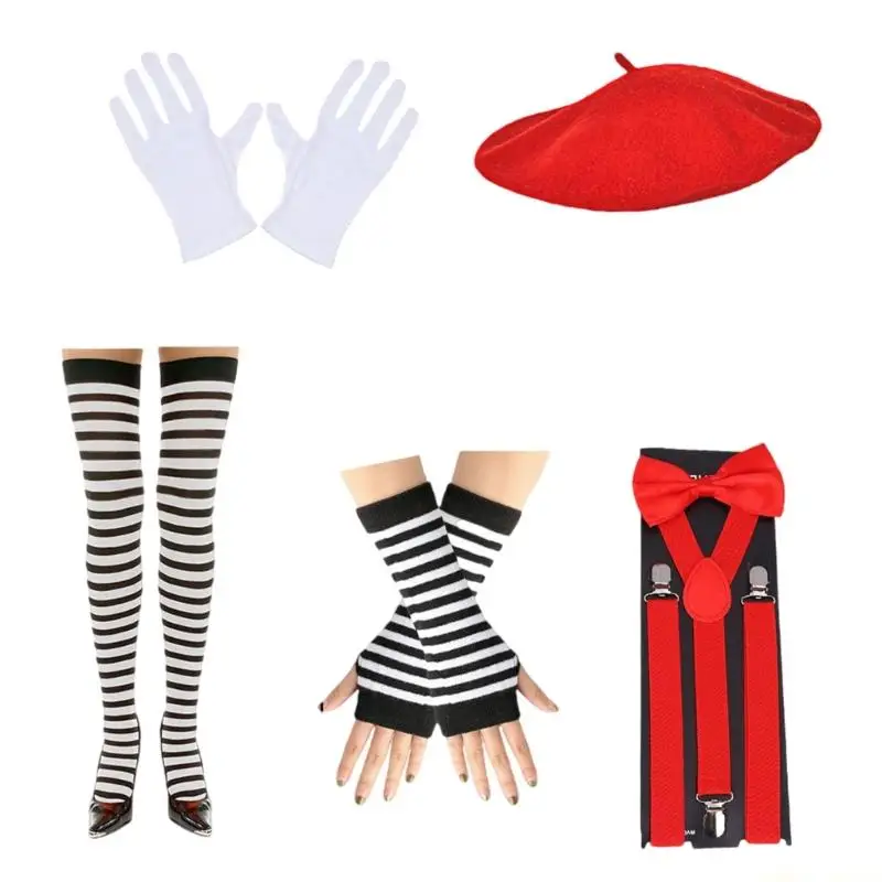 31BF 1950s Traditional Costume for Theme Parties Multiple Use Outfit Ventilated Fabric
