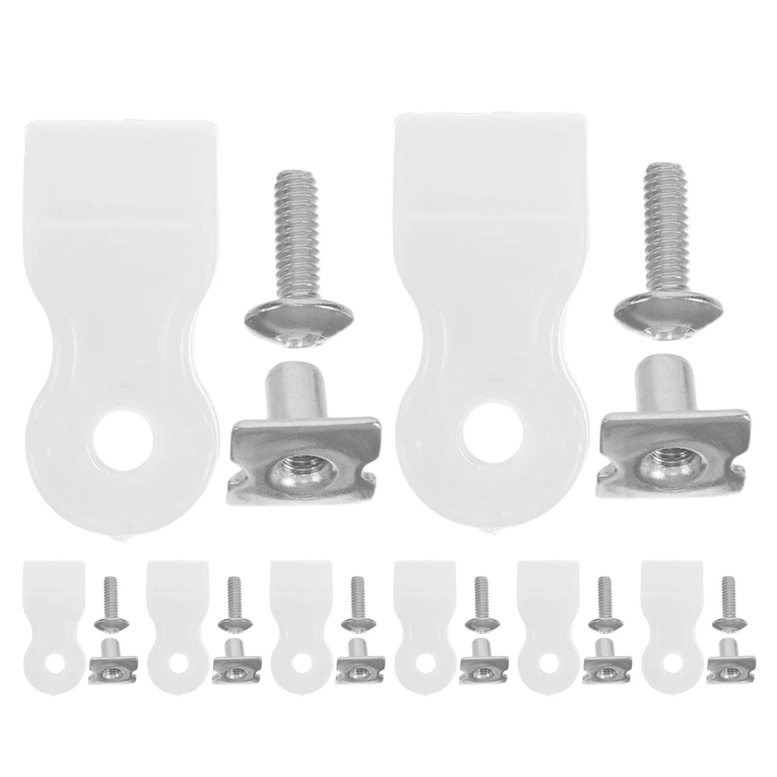 1Set Football Facemask Repair Kit Hardware Clips Screws Nuts Secure Fix Universal Sports Accessories Baseball