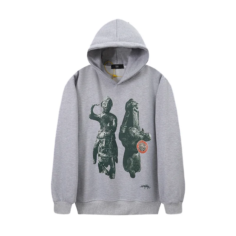 New luxury 2023 Maya Statue Utopia Pullover Hoodies Hoody Hooded Sweatshirts Velvet Cotton Drake Thick Fleece Street #539