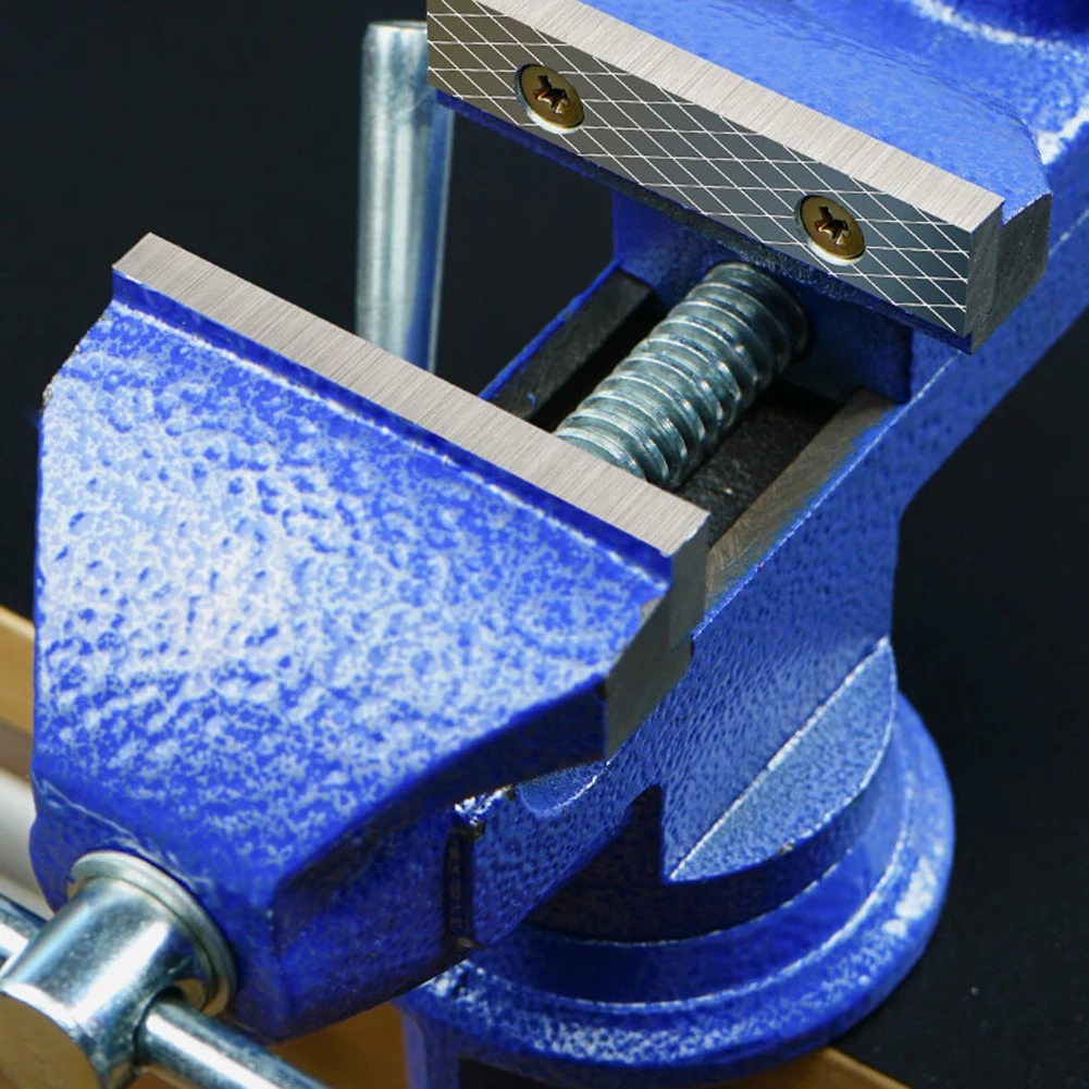 Tornillo de banco de mesa, Mini tornillo de banco mecánico de servicio, Base giratoria de 360 grados, abrazadera superior de mesa de hierro fundido, tornillo de banco de prensa con yunque