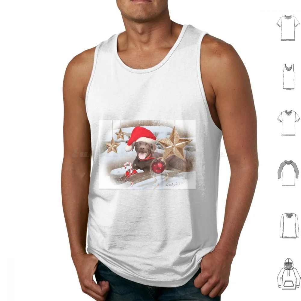 

Шоколадная лаборатория, рождественский дух, майки, жилет без рукавов, черный лабораторный лабрадор-ретривер, шоколадная лаборатория, охотник, пистолет для собаки