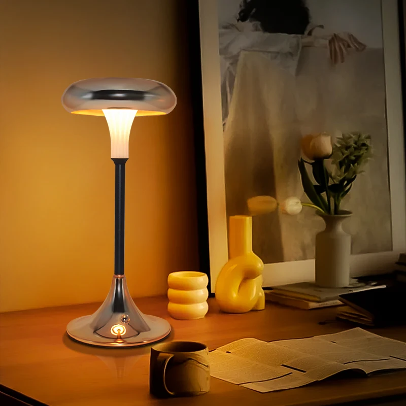 Dimming Modern Portable Restaurant Living Room Led Smart Cordless Table lamp Room Lights