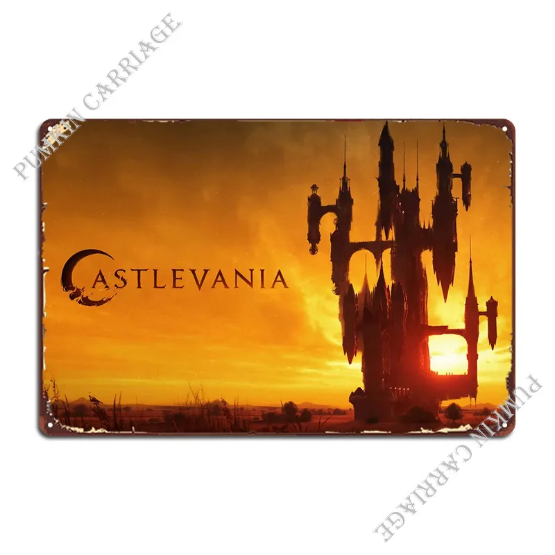 Sunrise Castlevania Metal Plaque Wall Custom Designs Printing PaintingCustomize Tin Sign Poster