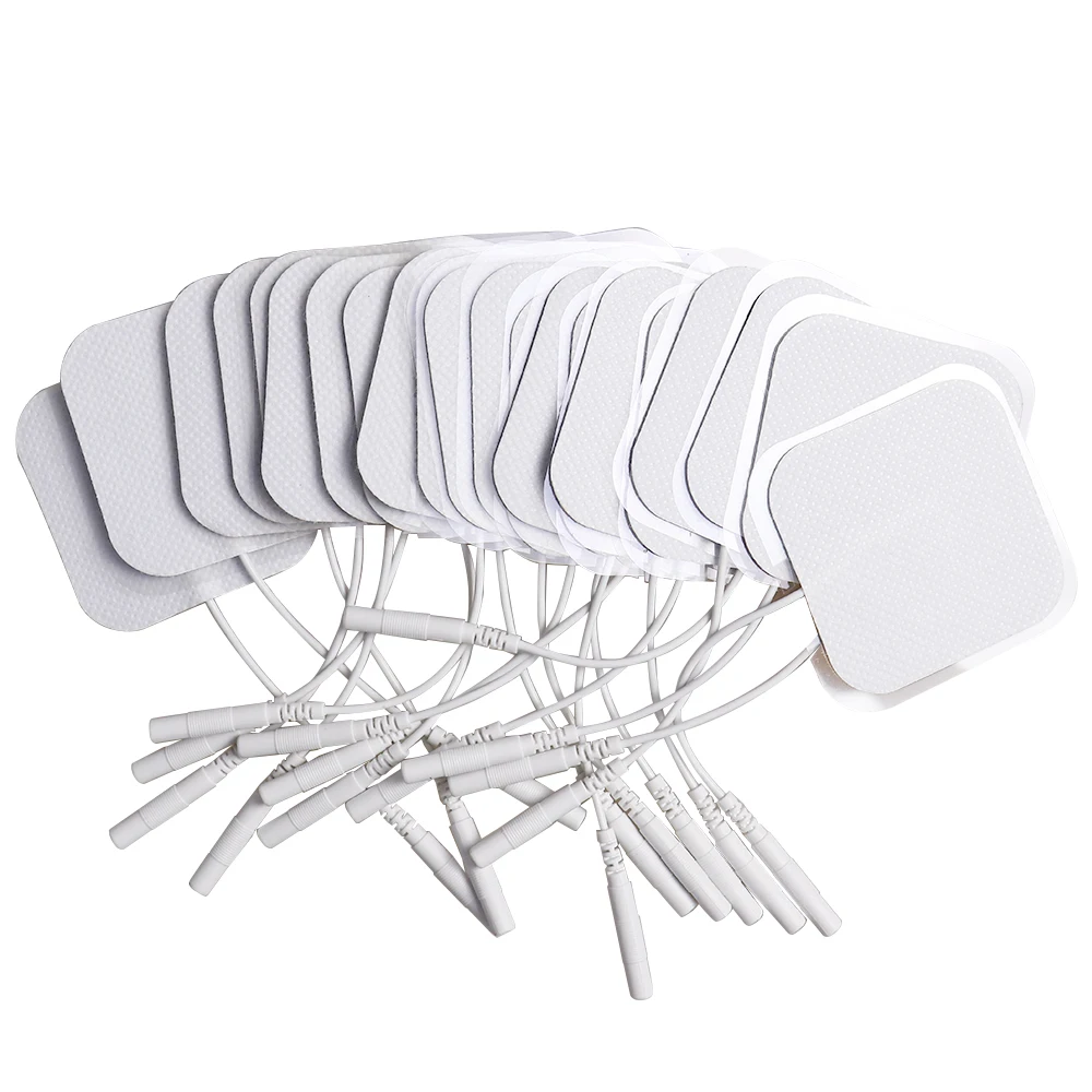 Electrode Pads TENS Unit Replacement Pads 2"x2" Reusable Self-Adhesive Patches for Electrotherapy EMS Physiotherapy Massager - Image 6