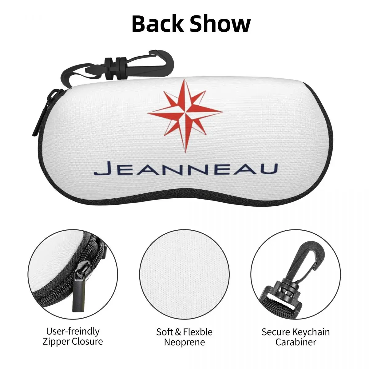 Jeanneau Yachts شل نظارات حافظة نظارات شمسية واقية صندوق النساء الرجال النظارات الناعمة حقيبة الحقيبة