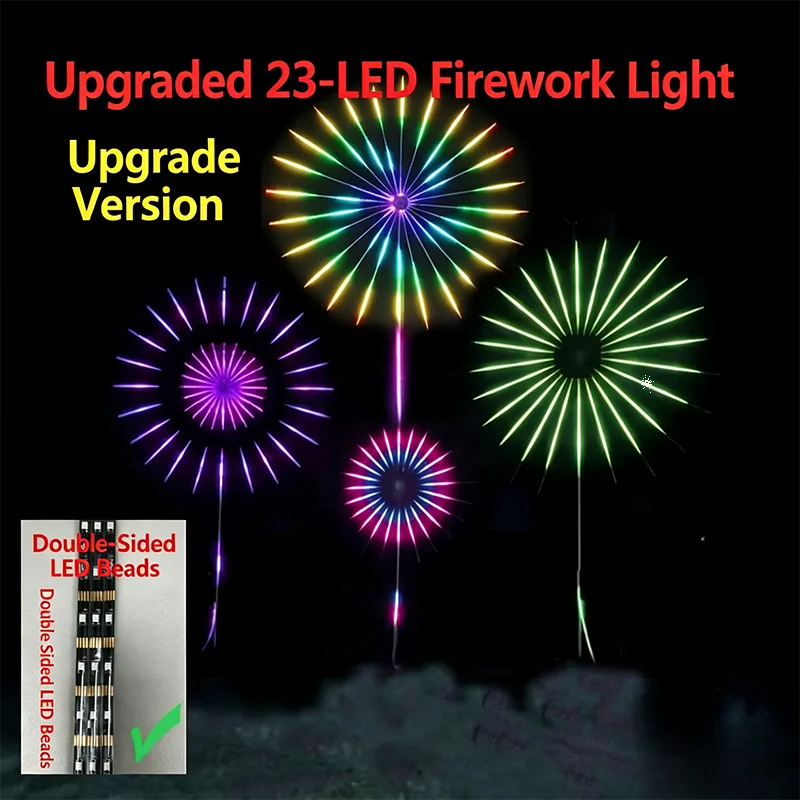 RGBIC Firework LED Strip USB 5V Bluetooth APP Music Sync Outdoor Terrace Holiday Event Ambient Light