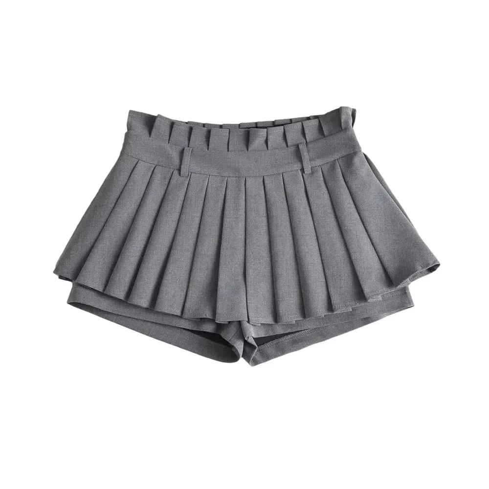 Jupe plissée Anti-lumière taille haute, vêtements pour femmes, nouvelle mode, jupe courte Spice Girl