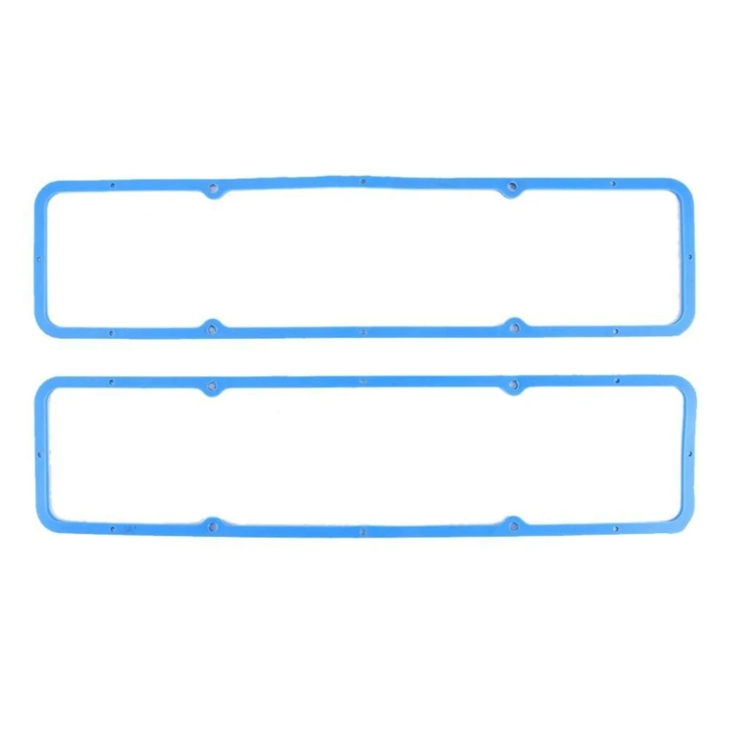 Rubber Steel Gasket Valves Cover for SBC 283 Anti-leakage Engine Valves Gasket Repair Accessories Replace 7484BOX