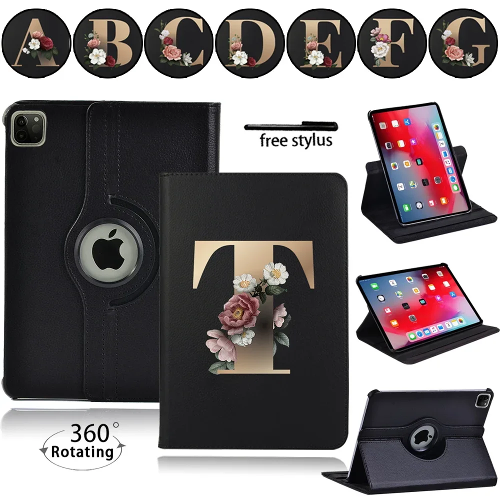 

For iPad Air 4 10.9 2020 Air 3 10.5 inch Case Cover 360 Degrees Rotating PU Leather Funda for iPad Air 1 / 2 9.7 inch Case