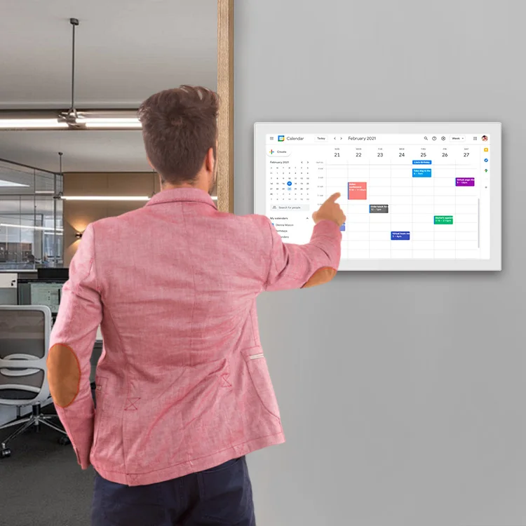 

21.5-Inch Digital Signage Touch Screen Flat Panel TV Calendar Wall Mount Large Touch Screen Tablet PC