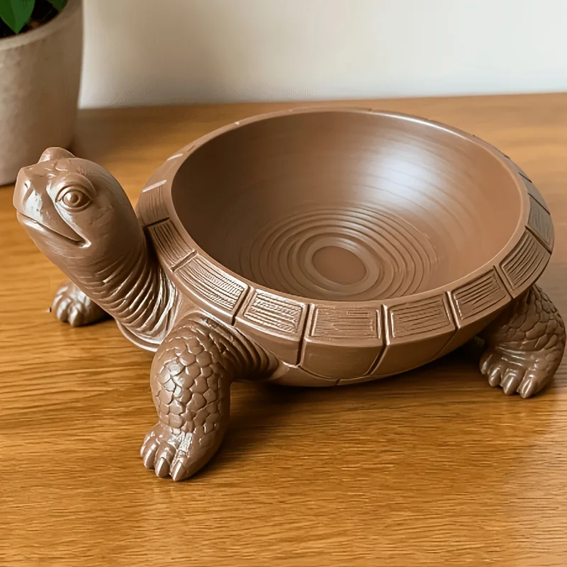 Turtle-Shaped Storage Tray, Entryway Key and Jewelry Storage Box, Creative Desktop Ornament