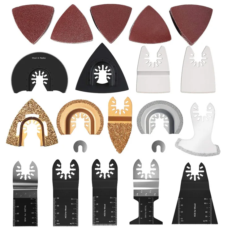 

Набор из 66 универсальных осциллирующих лезвий для многофункциональных инструментов, для деревообработки и обрезки, совместим с Dewalt, Makita, Bosch, Milwaukee, Ryobi