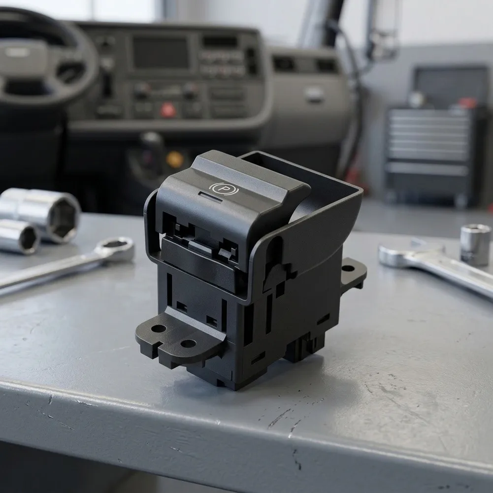 Black Abs Truck Control Unit Brake Parking Switch For Volvo For FH EURO6 OEM Number 22107830 22009157 21790990 21669996
