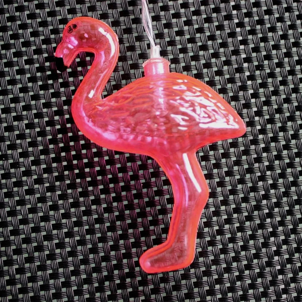 1.5 متر 10 المصابيح الوردي فلامنغو ضوء سلسلة سلك مرن للشرفة فناء الحديقة الديكور الوردي فلامنغو ضوء سلسلة