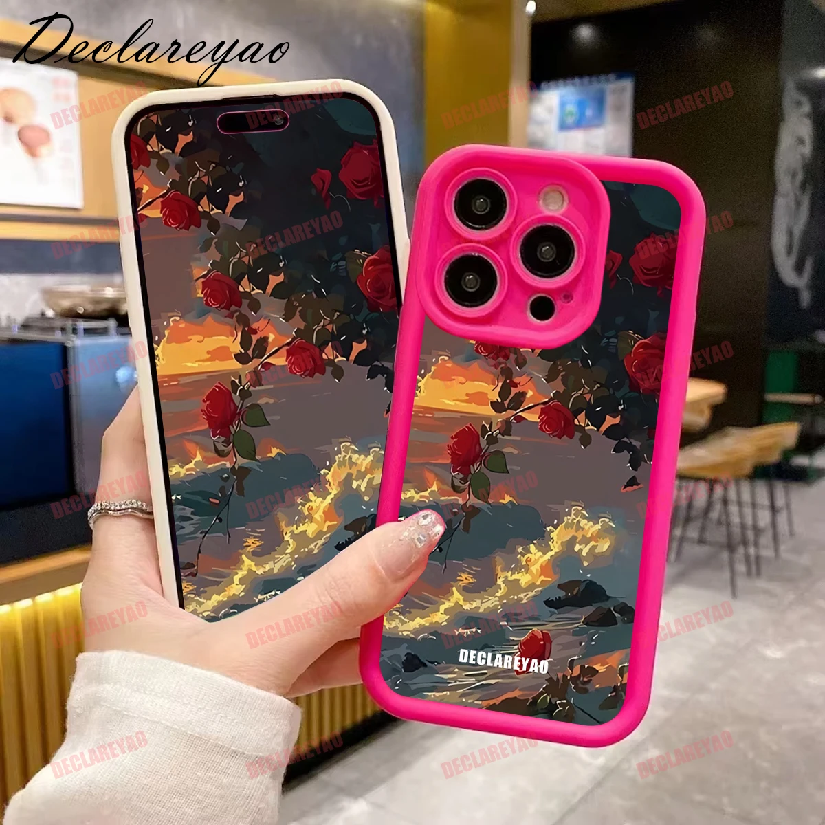DECLAREYAO ماتي بولي يوريثان غطاء ناعم نحيف ل Realme C11 C2S 8 5I GT 30A Lite 11 Master C20A 50A C67 C21 Q3i حافظة سيليكون مقاومة للصدمات