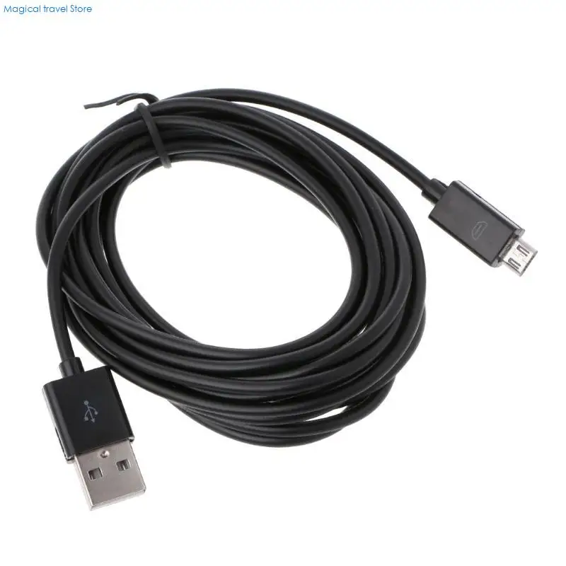 N2UB Mirco USB Cable Charging Cord Line for Wireless Controller Black