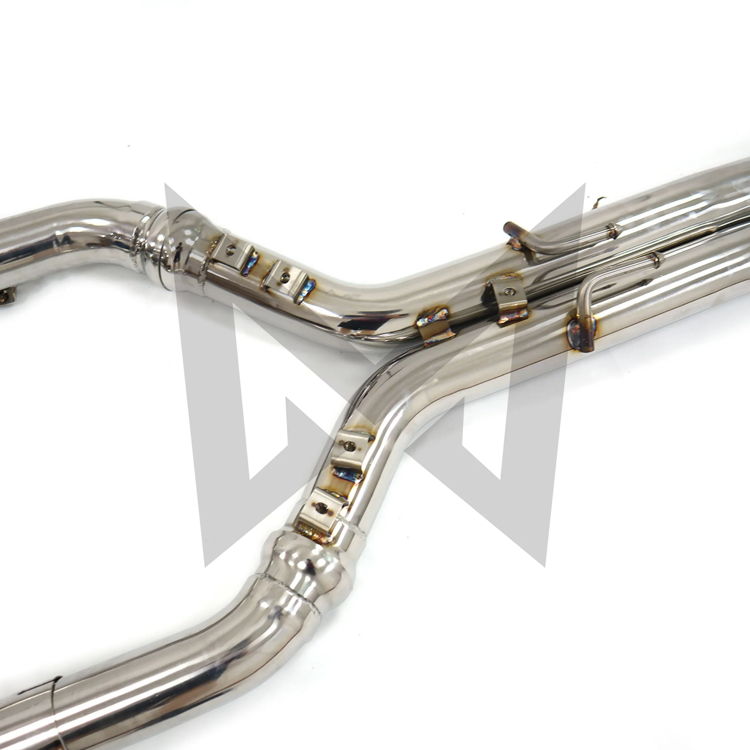 Stainless steel Resonant tube Catback Performance Auto Exhaust pipe for Aston Martin Rapide V12 Muffler with remote control valv