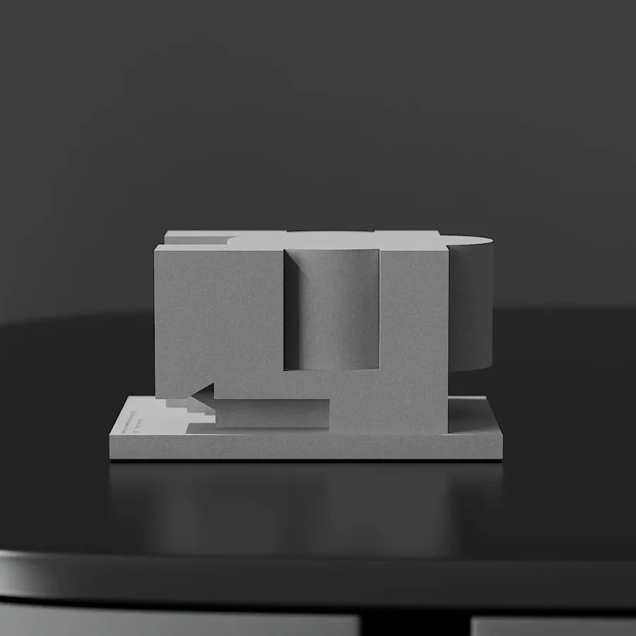 Master Architect Alvaro Siza Saint Jacques de la Lande Church Concrete Desktop Decor Ornament Home Office Art Sculpture Gift