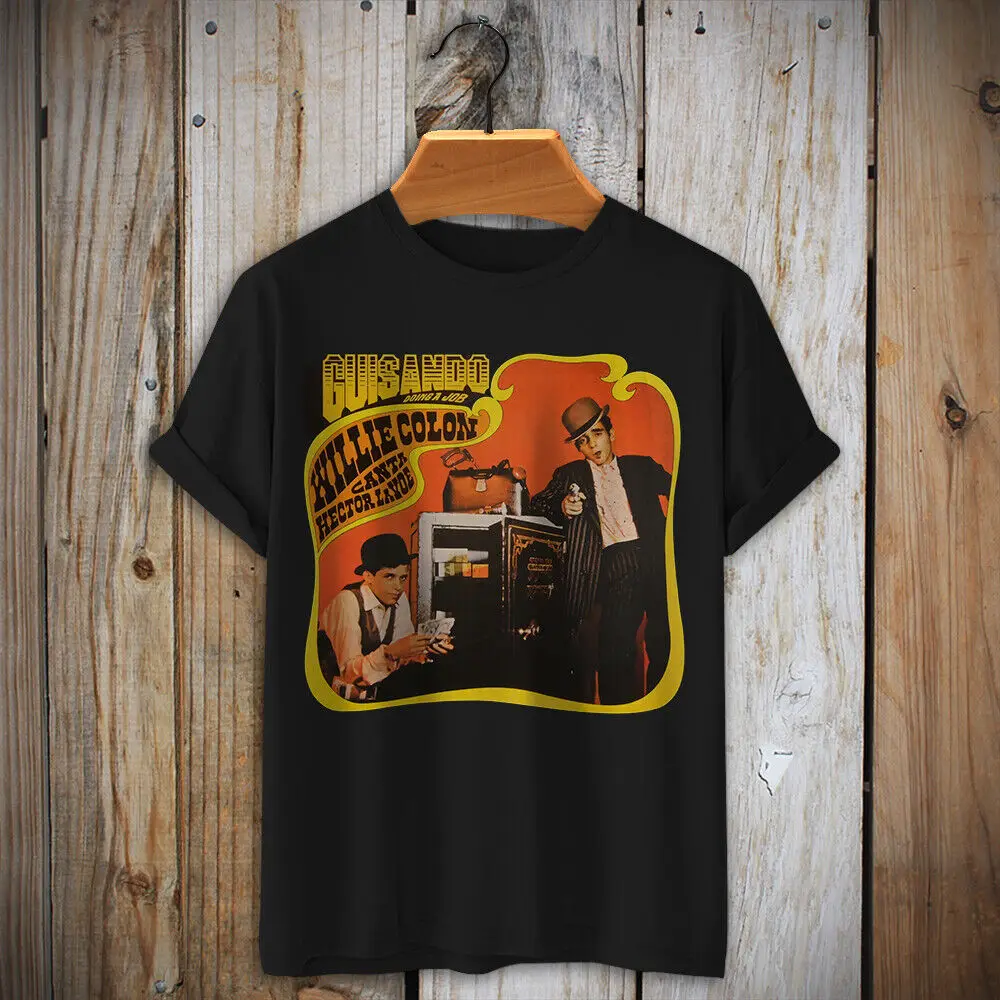 Guisando / Doing A Job Latin Albums Héctor Lavoe Willie Colón T-Shirt Cantando