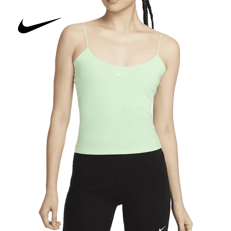 

Женская однотонная трикотажная майка Nike Slim-Fit Comfort Knit Cami без рукавов для повседневного спорта FN3686-376