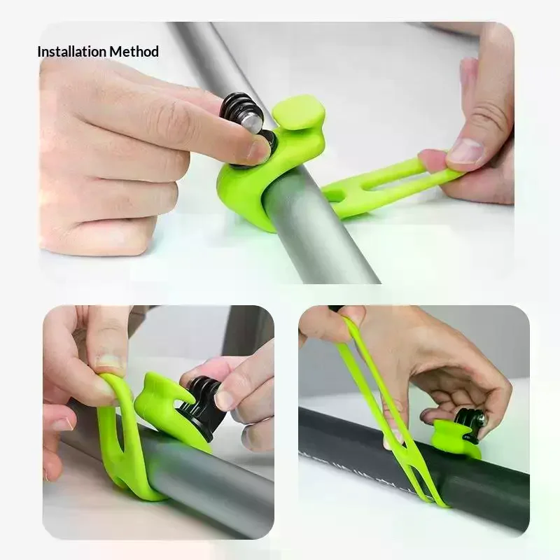 Outdoor Adventure Video - Tali Pengikat Kamera Aksi Silikon Lembut