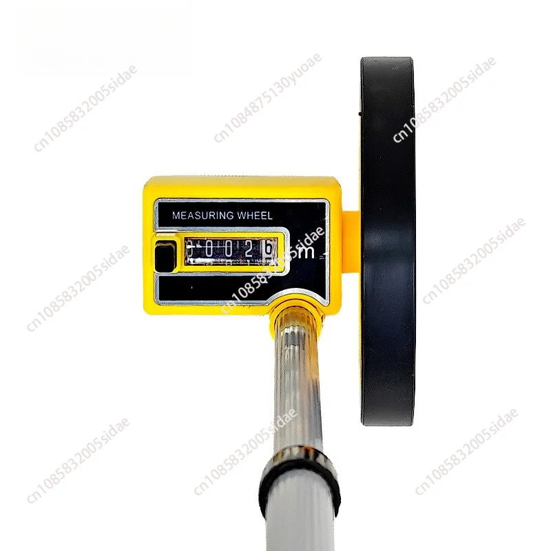 Telescopic Handle High Visibility Distance Measuring Wheel Roller Distance Meter Measuring Tape Rangefinder
