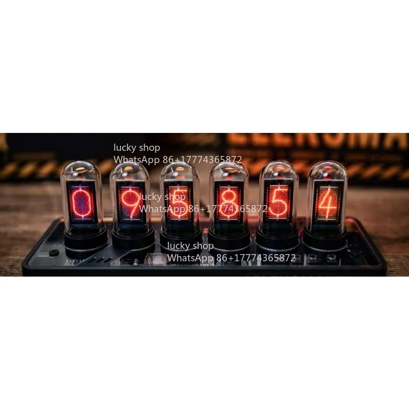 

Ретро-часы с эффектом ламповой трубки, креативное настольное украшение