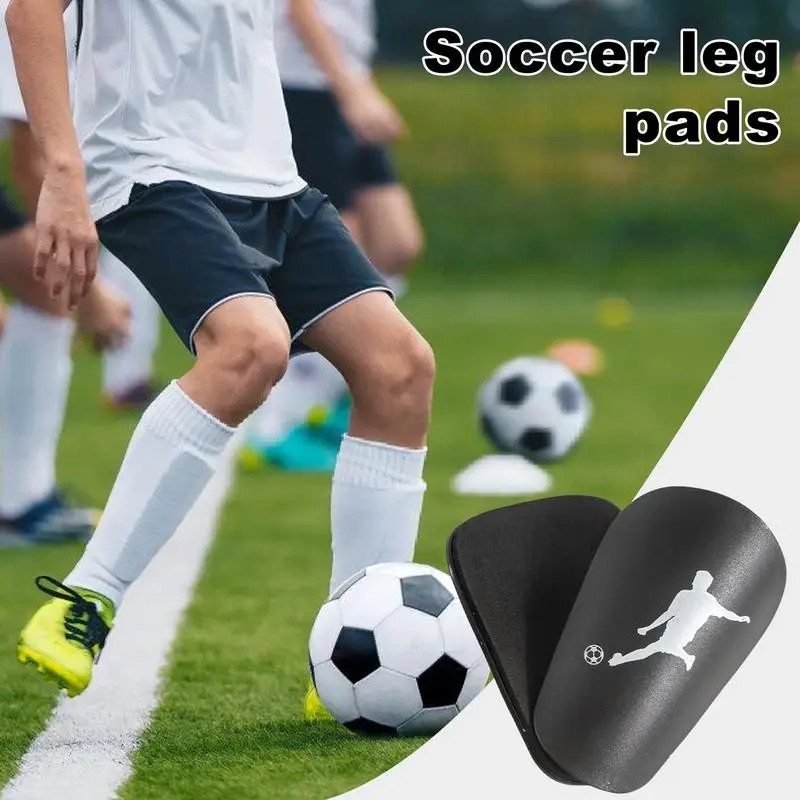 Shin Pads Soccer Impact-resistant Shin Guard Thickened Cushioning 2PCS Football Leg Protection Equipment Lightweight Hard Shell