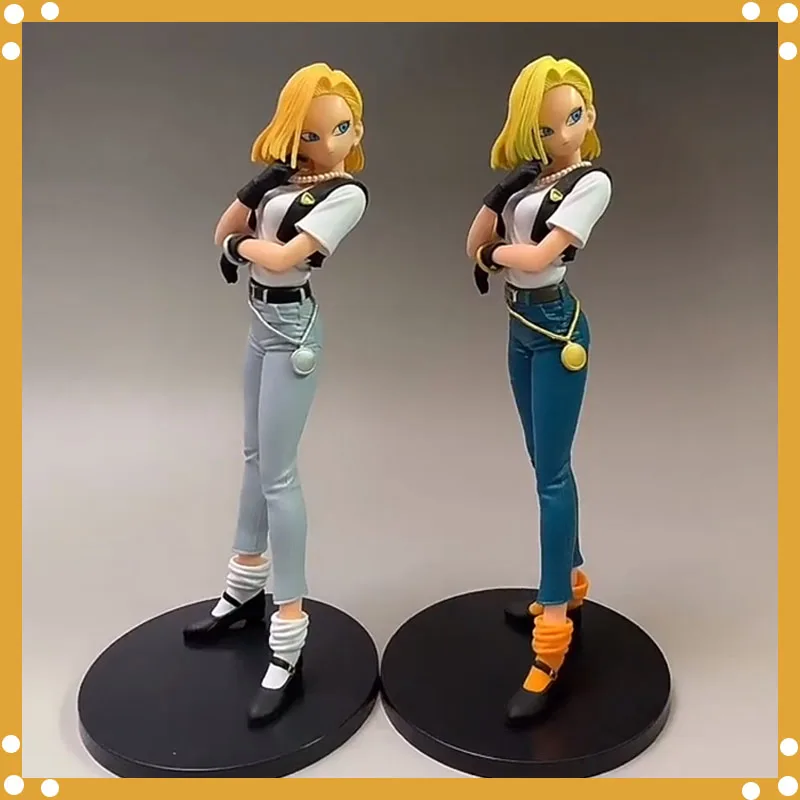 Dragon Ball Z Glitter＆Glamours Android 18 Lazuli Anime Figure  Action Figure Collectible Model Toys For Kids Gift