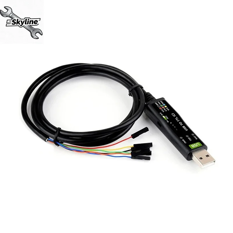 6 Pin Loose Interface USB Serial Hardware Fitting FT232RNL Chip With Protective Circuit Industrial TTL Signal Conversion Cable