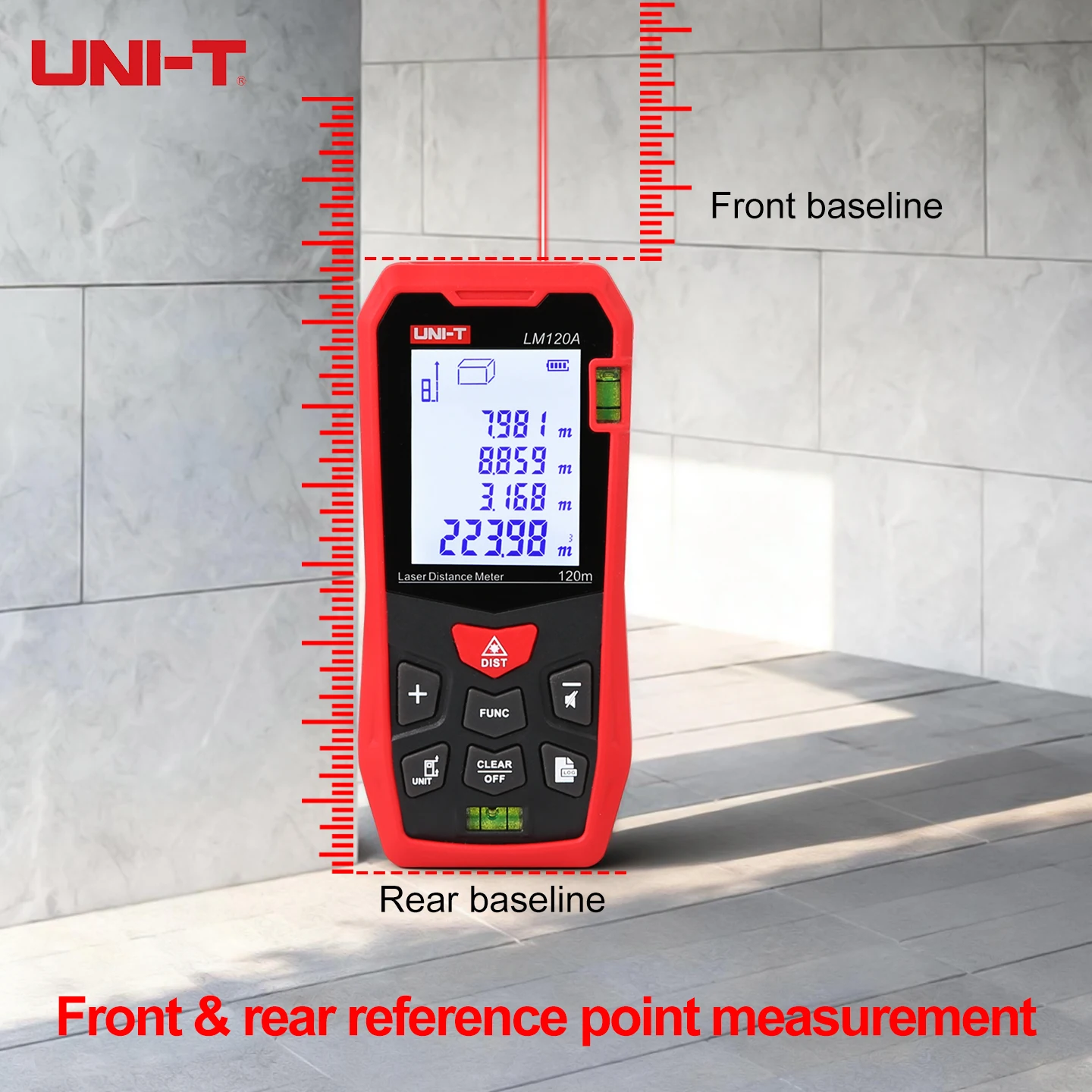 Medidor de Distância a Laser U - Laser Distance Meter With Bubble Level avaliação e preço