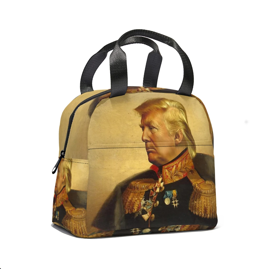 Donald Trump - replaceface Lunch Bag for School Waterproof Picnic Thermal Cooler Insulated Lunch Box Women Kids Tote Bags