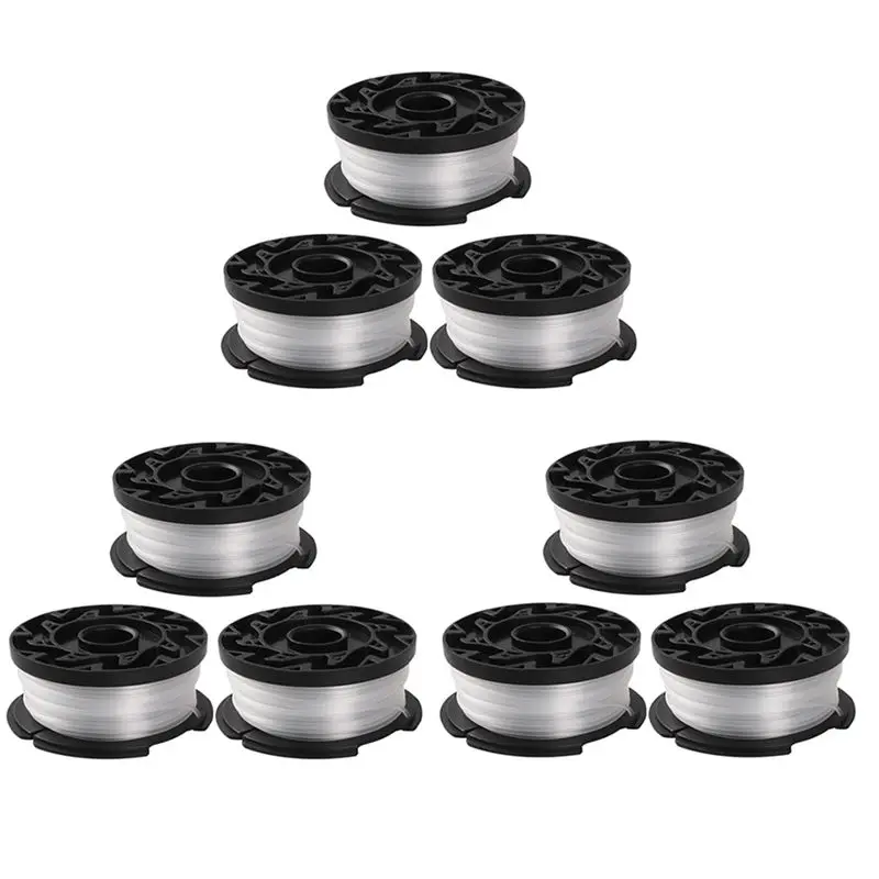 Y51A-9 Pack Trimmer Replacement Spool For BLACK+DECKER AF-100-3ZP 30Ft 0.065 Inch Trimmer Line
