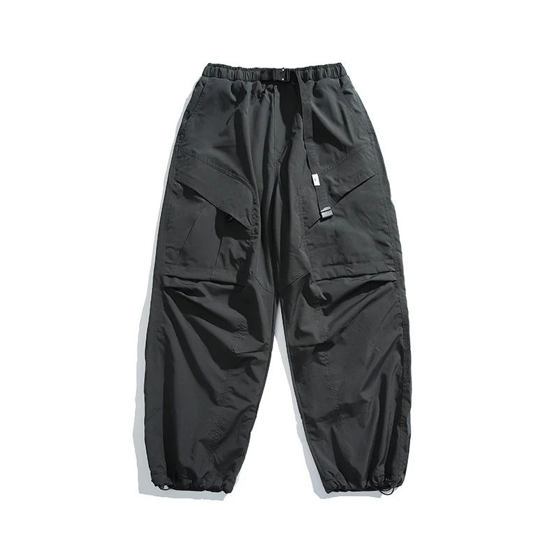 Men\'s Winter Clothing Streetweawr Fashion Loose Outdoor Sport Casual Fleece Thicken Cargo Pants Cityboy Jogger Sweatpant Trouser