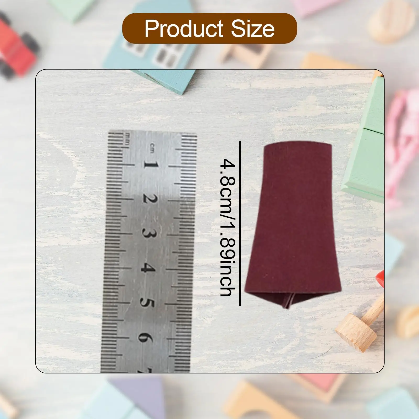 1:12 Tube Dress Miniature Summer Clothes Retro Stylish Accessories Outfit Sleeveless for 6 inch Woman Figures Accessory - Image 6