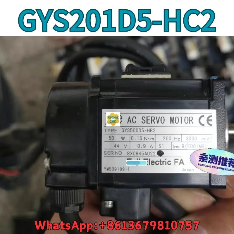 

Used Servo motor GYS201D5-HC2 test OK Fast Shipping