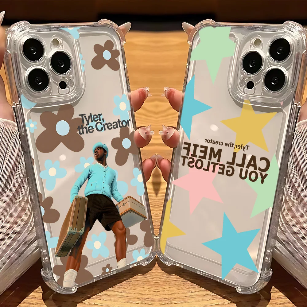 Tyler The Creator Phone Case For Xiaomi Redmi 10 10C 12 12C 13C 9 9A 9C 9T Note 10 11 12 9 9S Pro POCO X5 4G 5G Transparent