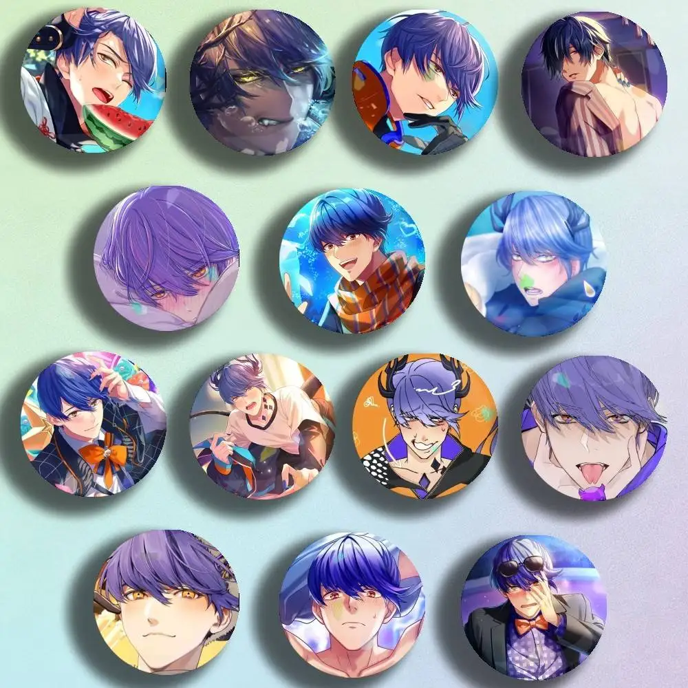 

CUTE Game O-Obey Me Leviathan Badge Stage Brooches on Backpack Clothes Handmade Round Enamel Pins for Jewelry Gift Bag Accessory