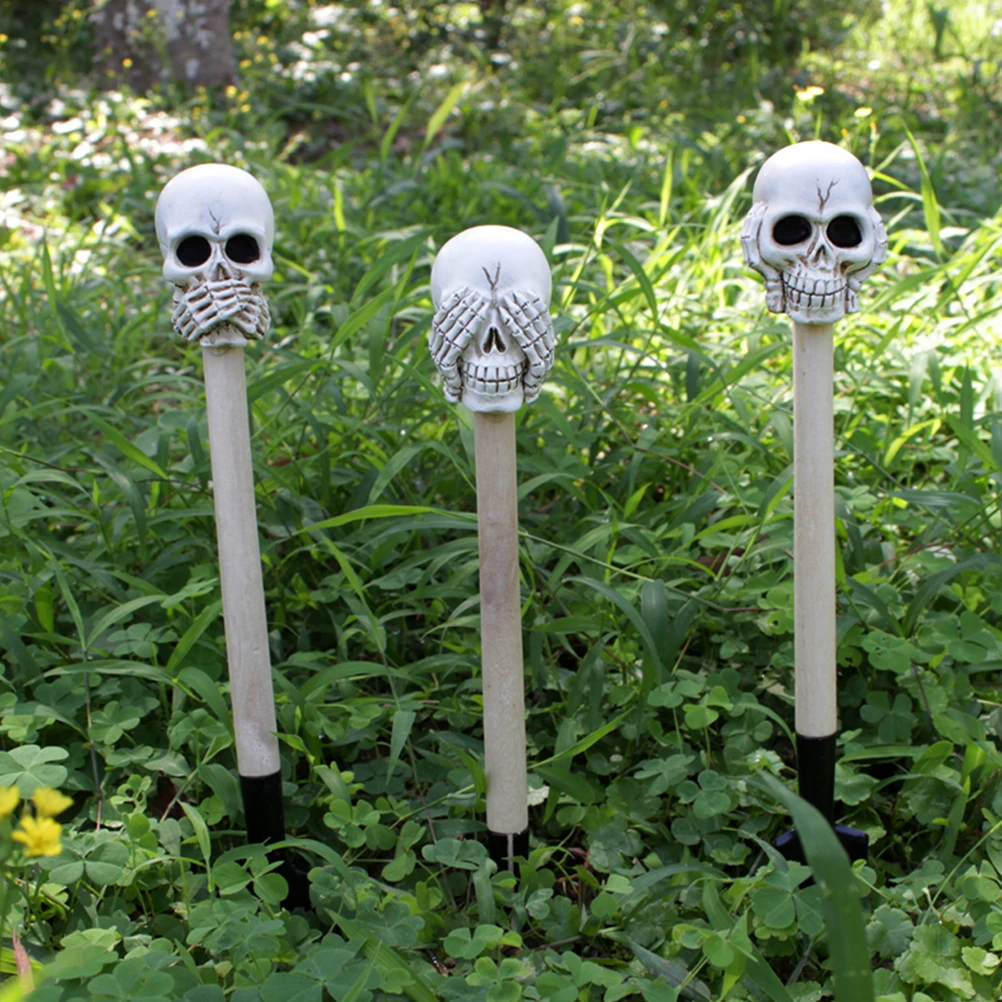 

3 Pcs Garden Tools Colorful Skull Shovel Trowel Spade Set Quality Material Planting Succulents Gifts Gardening Supplies