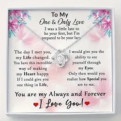 Only Love Necklace Gift, Gift For Wife, Girlfriend, Necklace For Wife, Girlfriend, Anniversary, Birthday Gift