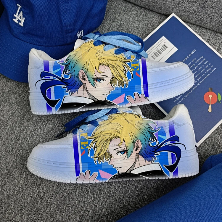 Anime BLUE LOCK Bachira Meguru MICHAEL KAISER Property Cosplay Fashion Jointly Casual Ventilate Board Men’s Shoes ambitus Gift