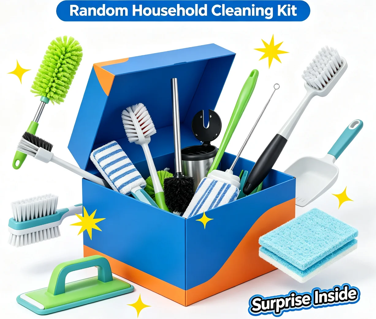 Kitchen Gadgets For The Blind - Ev Temizlik Gereçleri Gizemli Kör Kutu