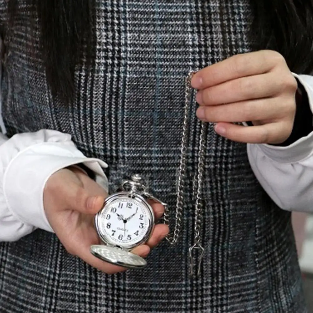 Reloj de bolsillo de metal completo para niños, colgante de cadena con diseño de Anime Edward Elric, de plata/bronce 2022, el mejor regalo